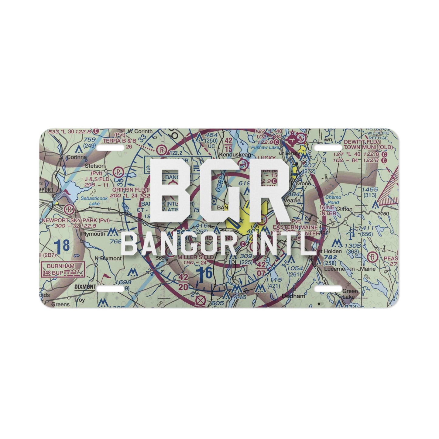 BGR Vanity Plate | Bangor International Airport Vanity Plate