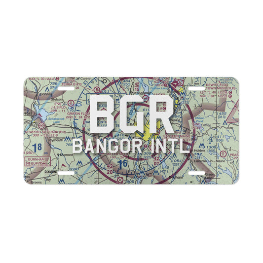 BGR Vanity Plate | Bangor International Airport Vanity Plate