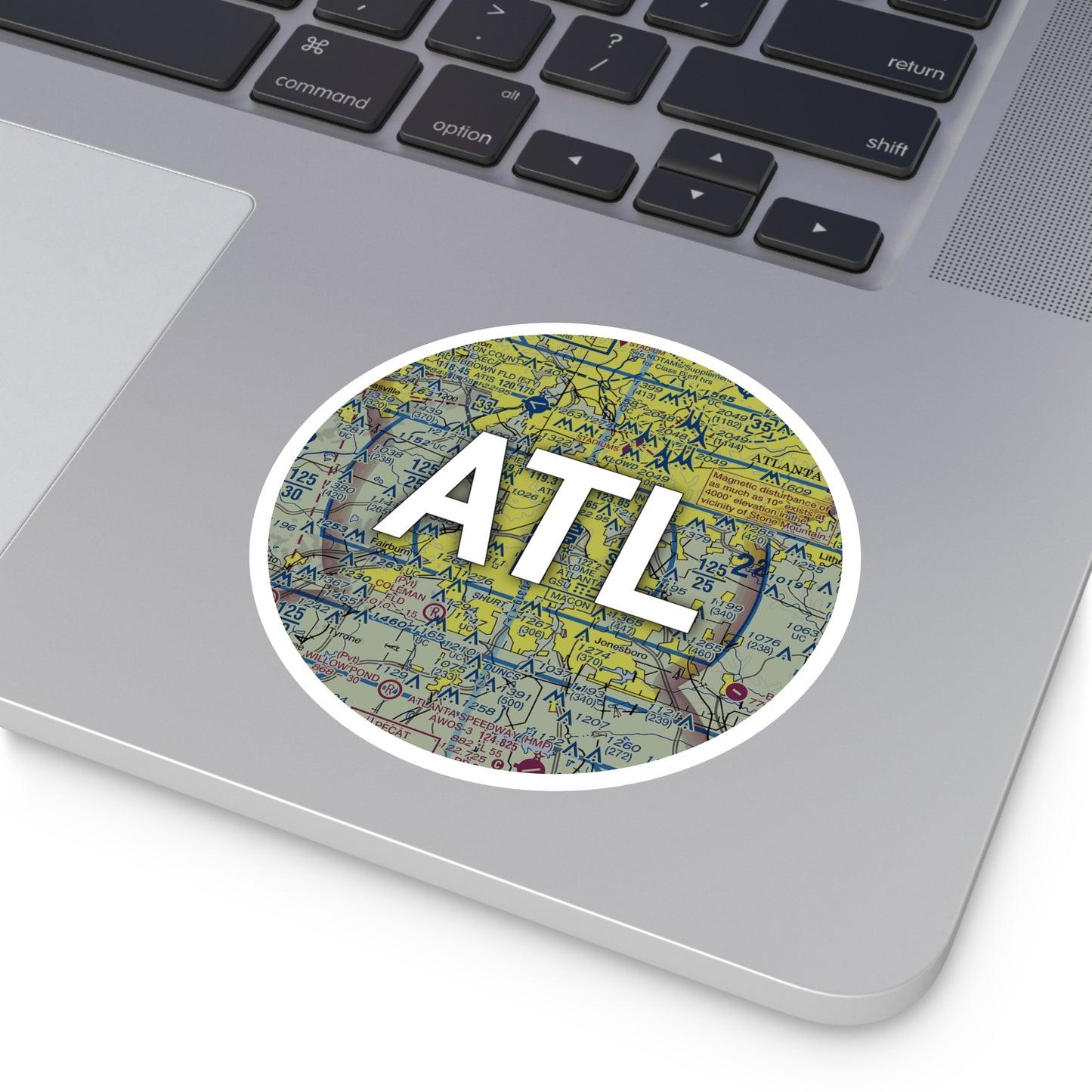 ATL Round Sticker | Hartsfield - Jackson Atlanta International Sticker