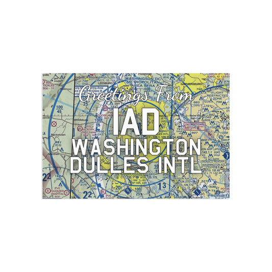 IAD Postcard | Washington Dulles International Airport Card