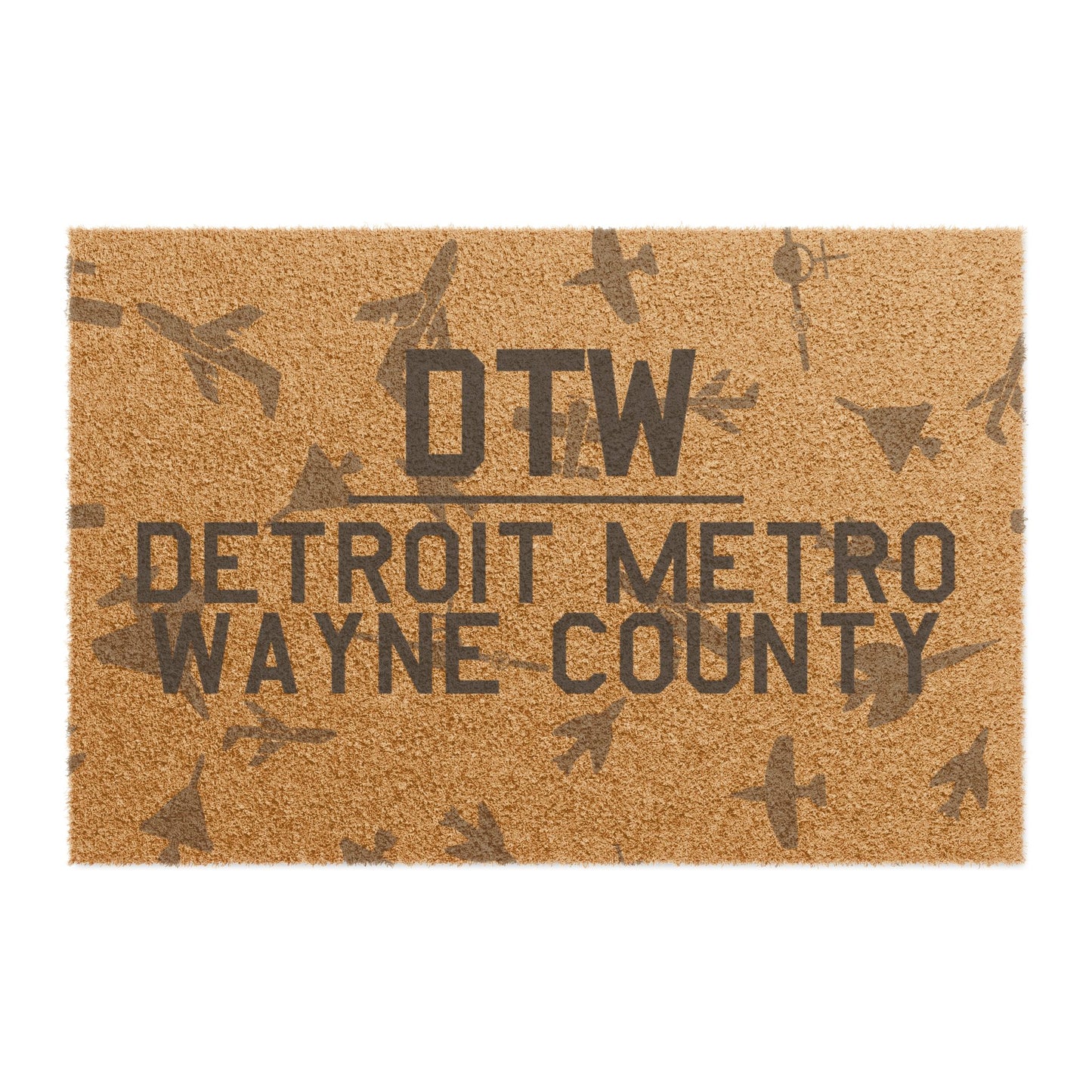 DTW Doormat | Detroit Metro Wayne County Airport Doormat