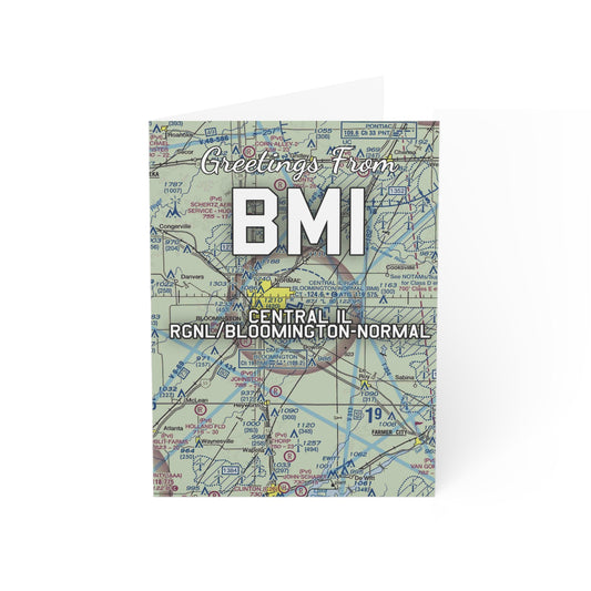 BMI Greeting Cards | Central Il Regional/Bloomington-Normal Airport Cards