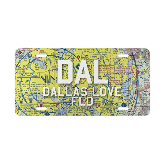 DAL Vanity Plate | Dallas Love Field Airport Vanity Plate