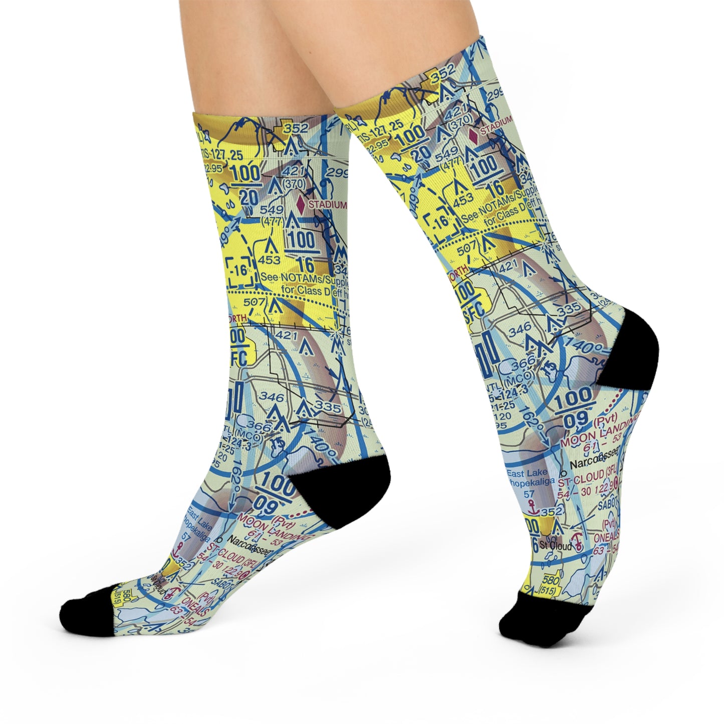 MCO Cushioned Crew Socks | Orlando International Socks
