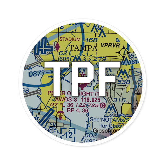 TPF Round Sticker | Peter O Knight Sticker