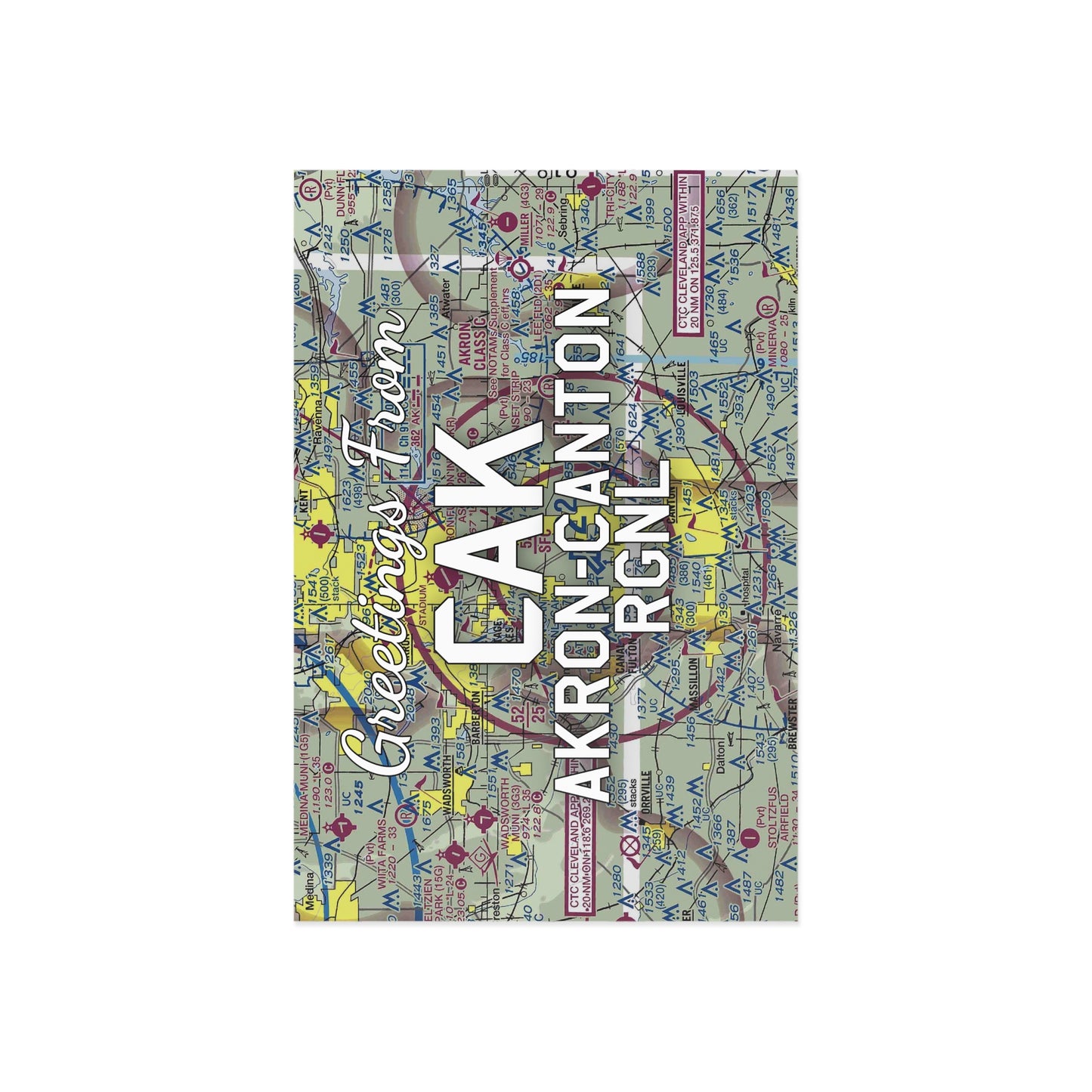 CAK Postcard | Akron-Canton Regional Airport Card