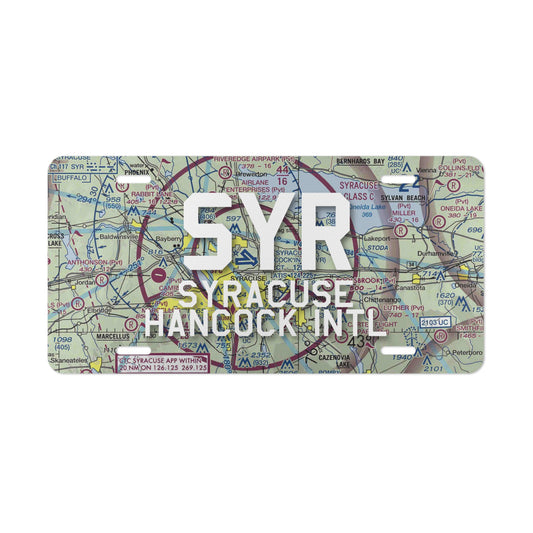 SYR Vanity Plate | Syracuse Hancock International Airport Vanity Plate