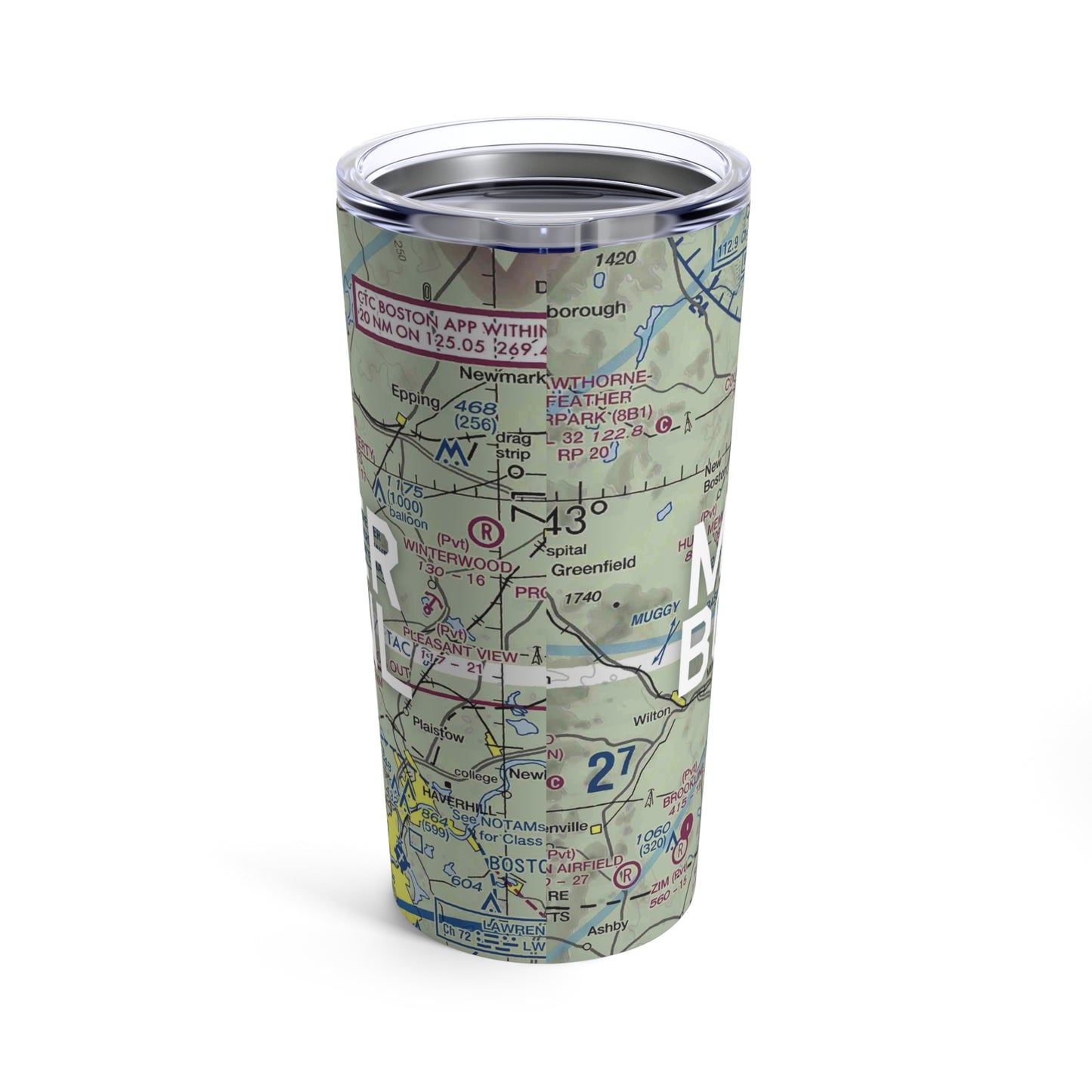 MHT Tumbler | Manchester Boston Regional Airport Tumbler