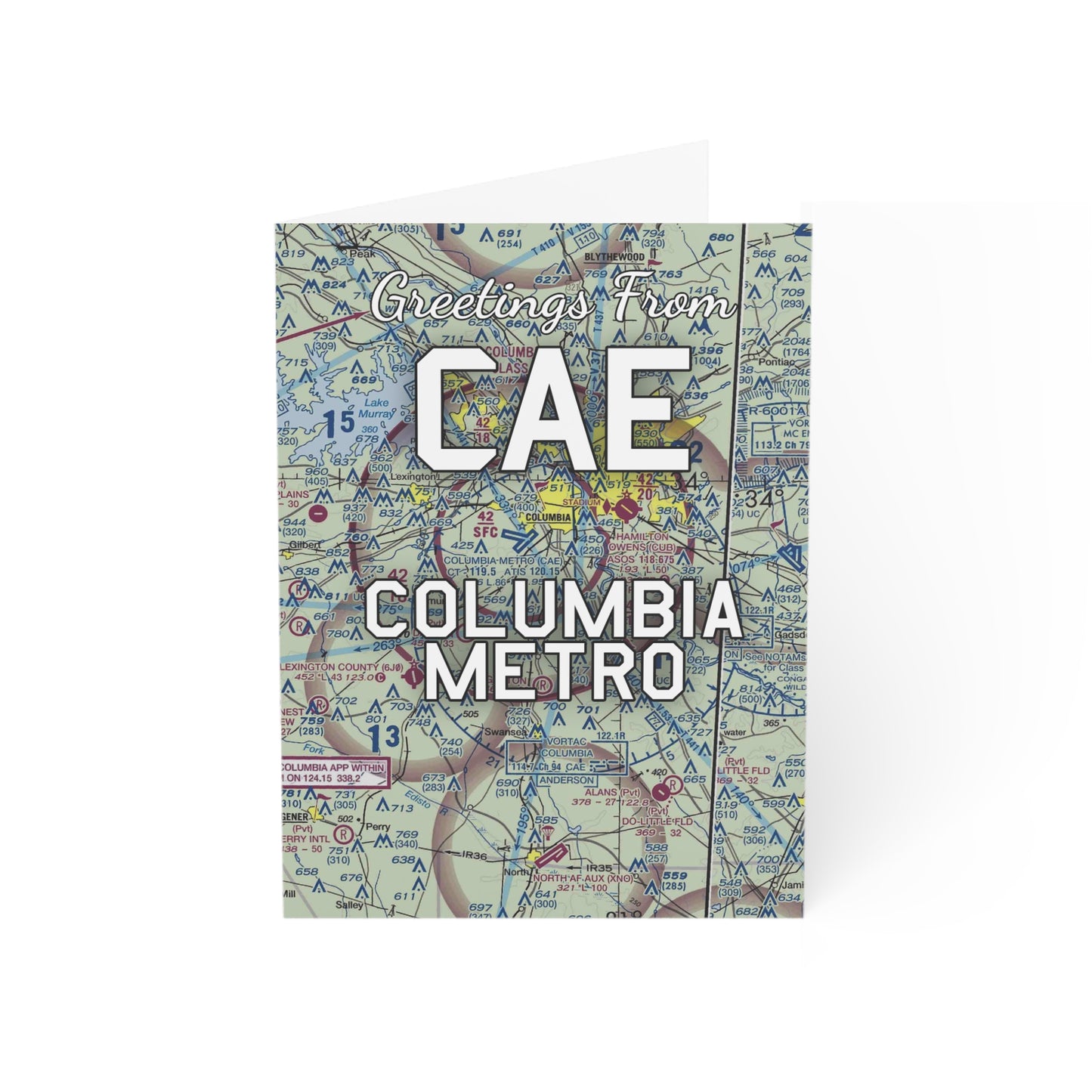 CAE Greeting Cards | Columbia Metro Airport Cards