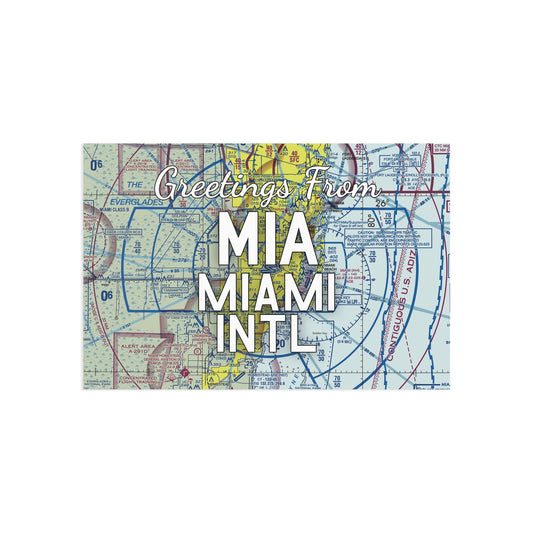 MIA Postcard | Miami International Airport Card