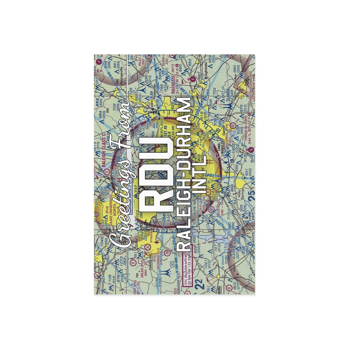 RDU Postcard | Raleigh-Durham International Airport Card