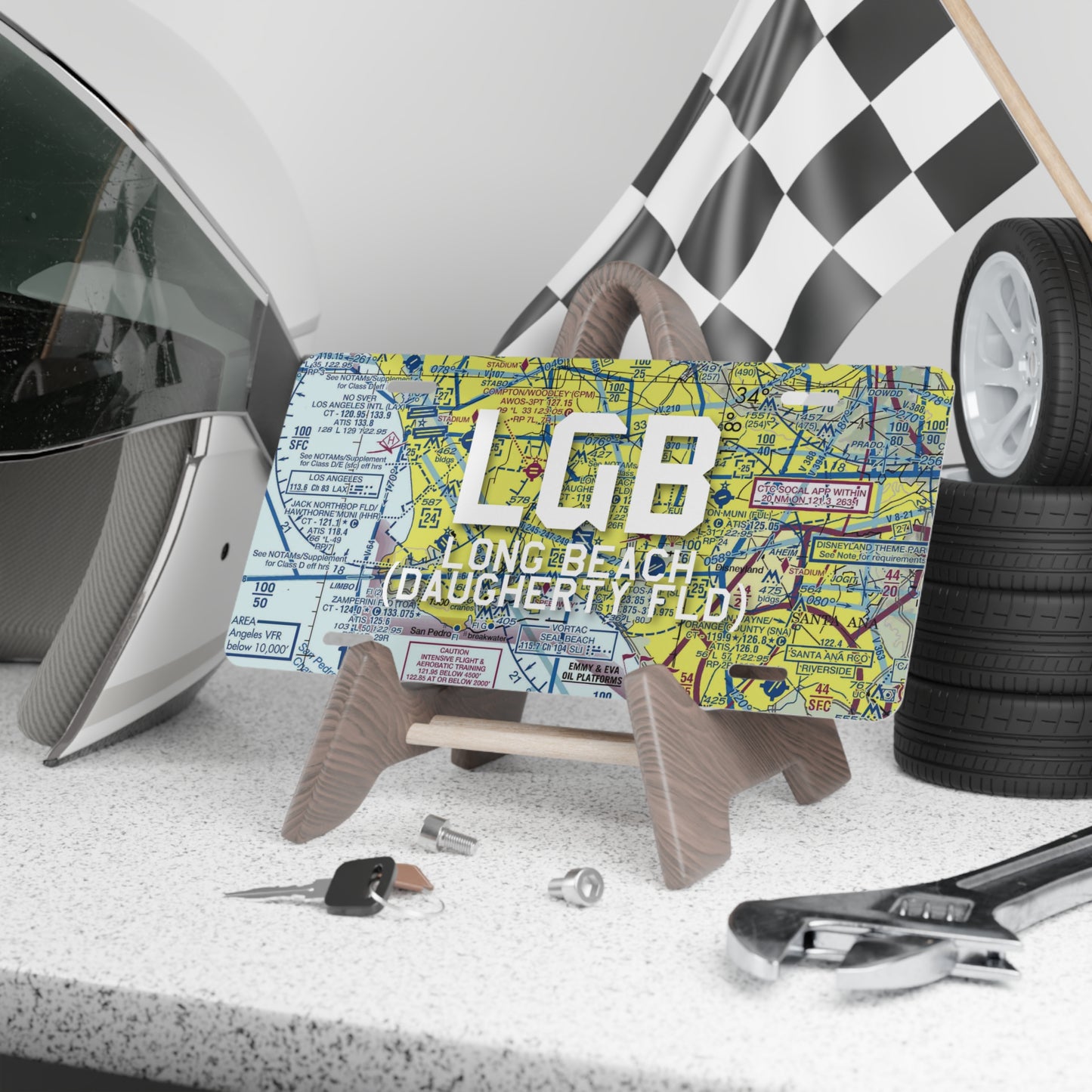 LGB Vanity Plate | Long Beach (Daugherty Field) Airport Vanity Plate