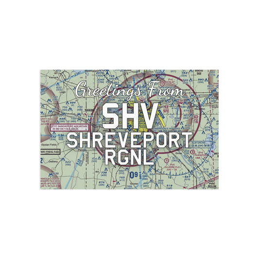 SHV Postcard | Shreveport Regional Airport Card