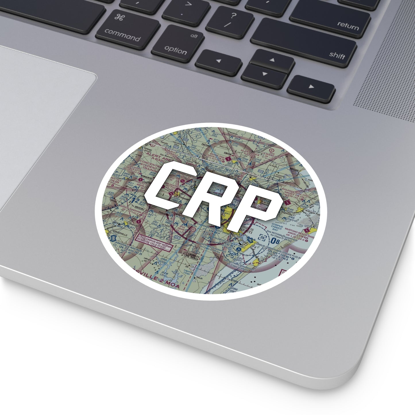 CRP Round Sticker | Corpus Christi International Airport Sticker