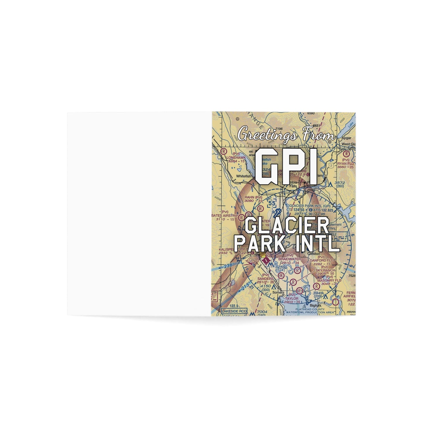 GPI Greeting Cards | Glacier Park International Airport Cards