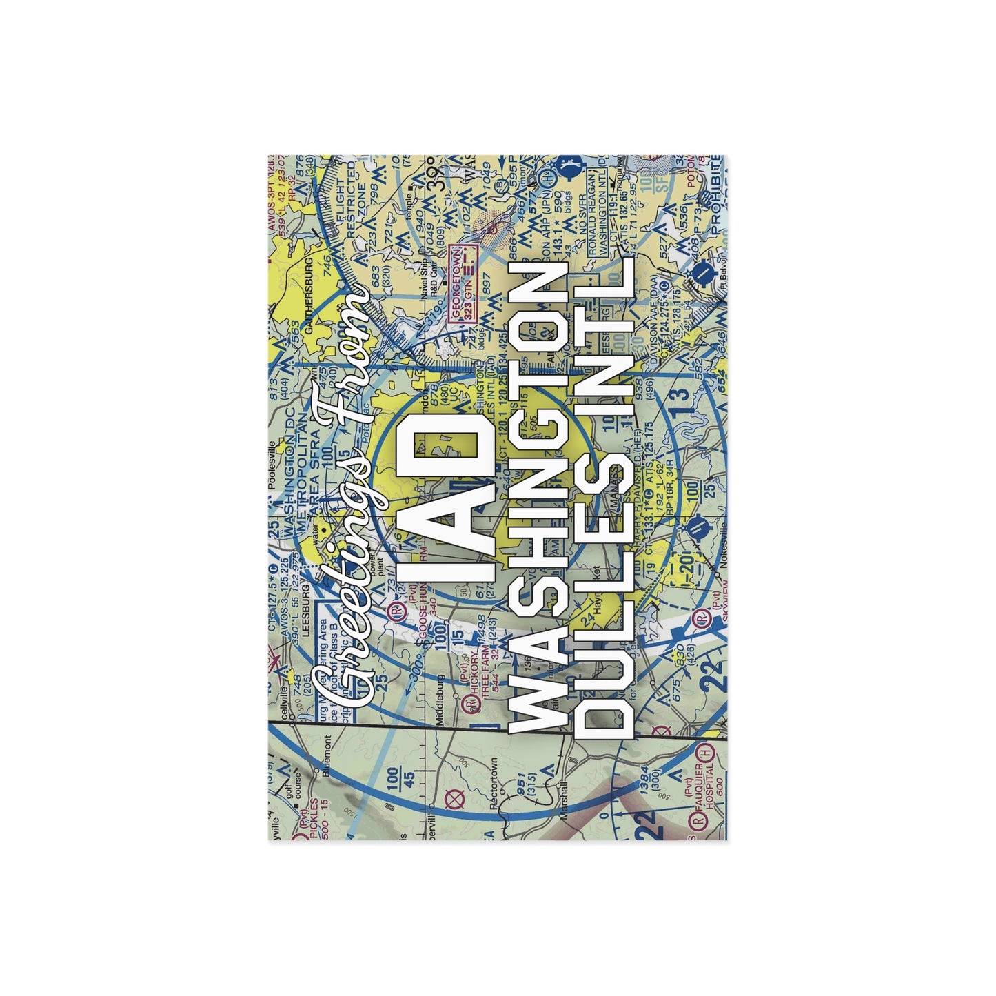 IAD Postcard | Washington Dulles International Airport Card
