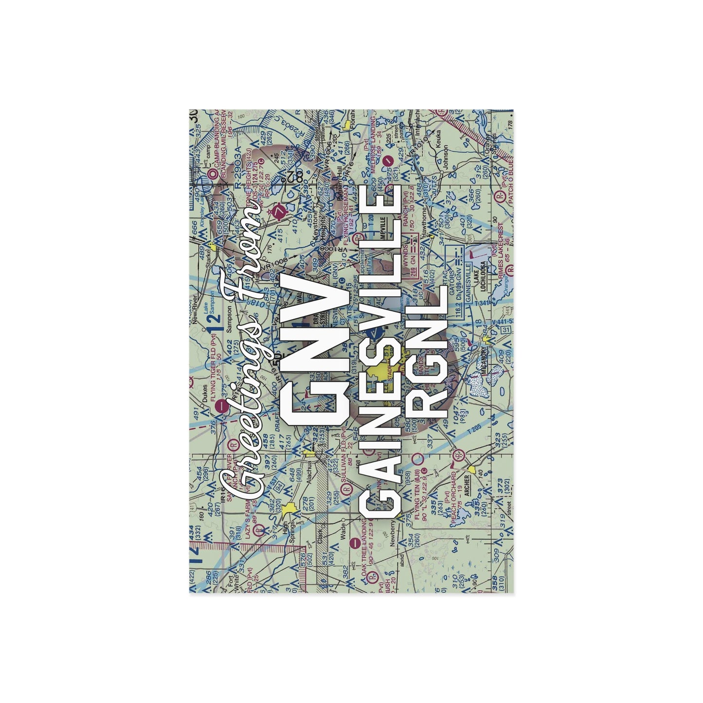 GNV Postcard | Gainesville Regional Airport Card