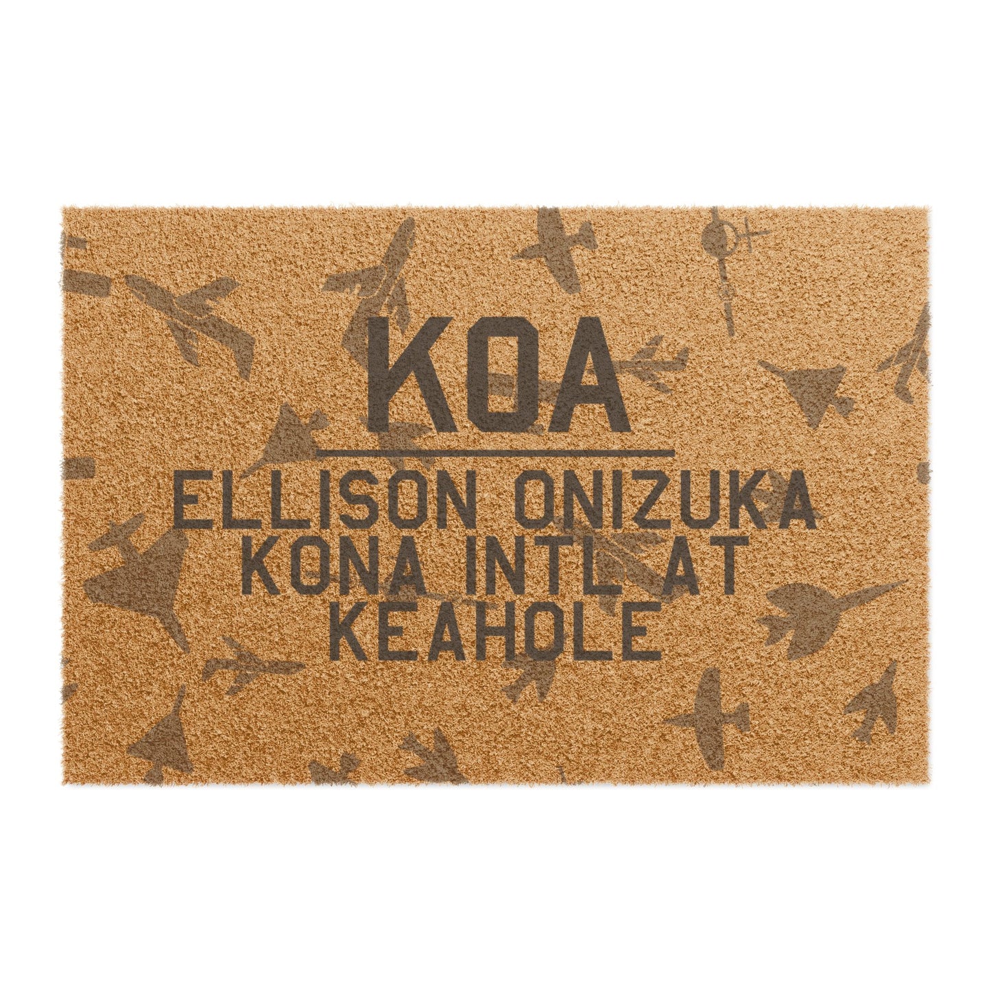 KOA Doormat | Ellison Onizuka Kona International At Keahole Airport Doormat