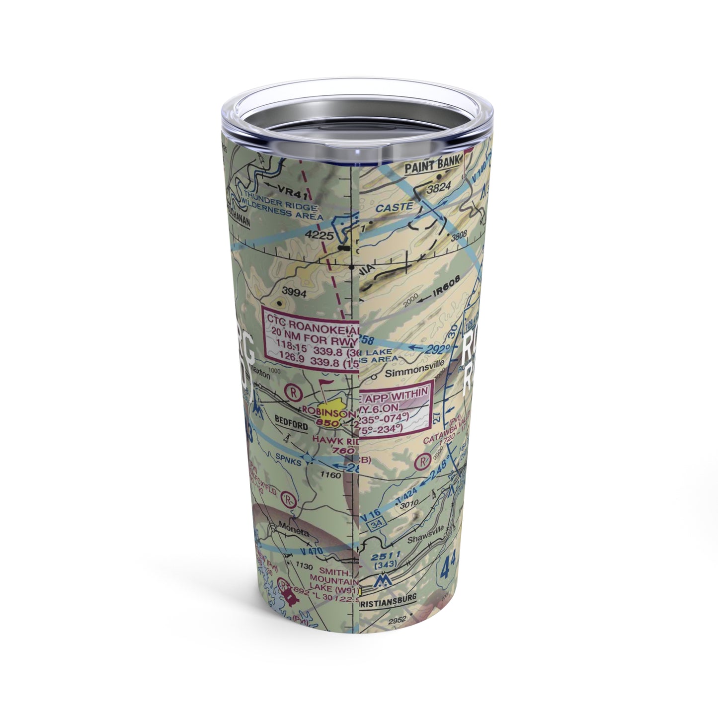 ROA Tumbler | Roanoke/Blacksburg Regional (Woodrum Field) Airport Tumbler