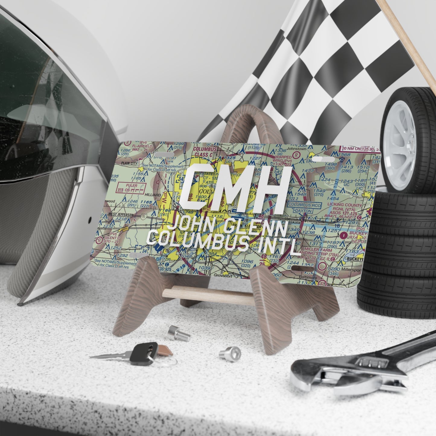 CMH Vanity Plate | John Glenn Columbus International Airport Vanity Plate