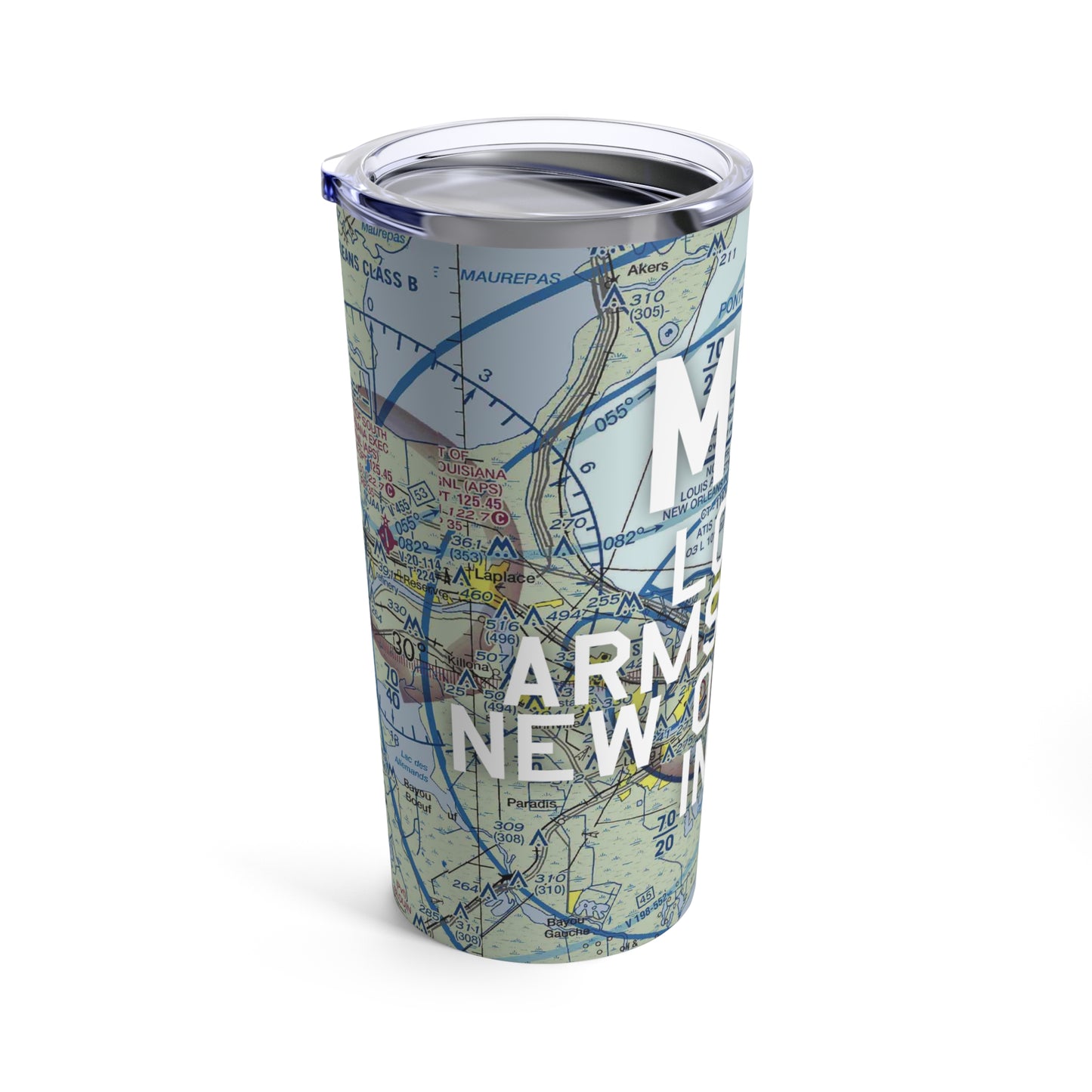 MSY Tumbler | Louis Armstrong New Orleans International Airport Tumbler