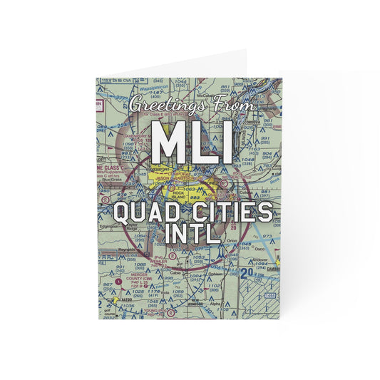 MLI Greeting Cards | Quad Cities International Airport Cards