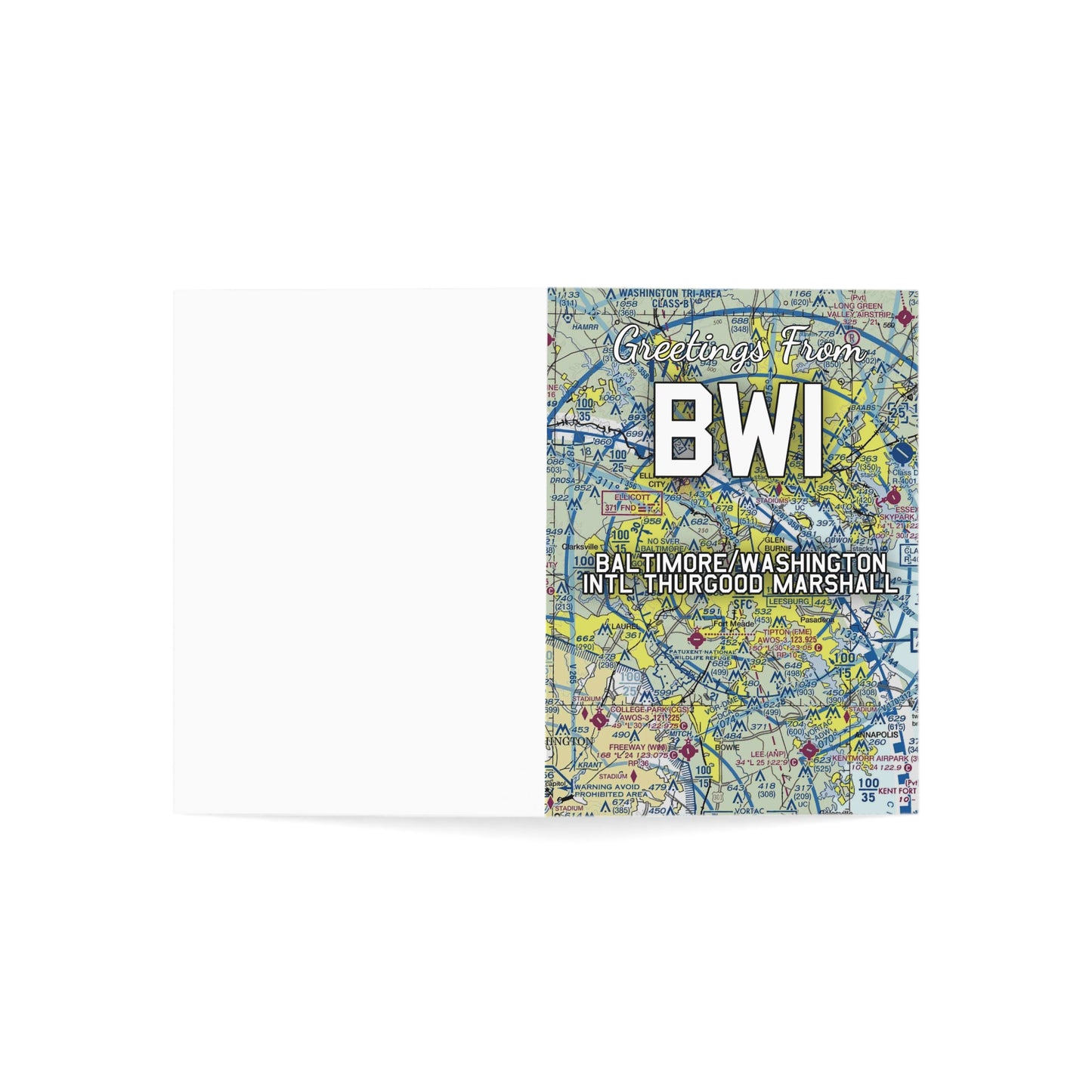 BWI Greeting Cards | Baltimore/Washington International Thurgood Marshall Airport Cards