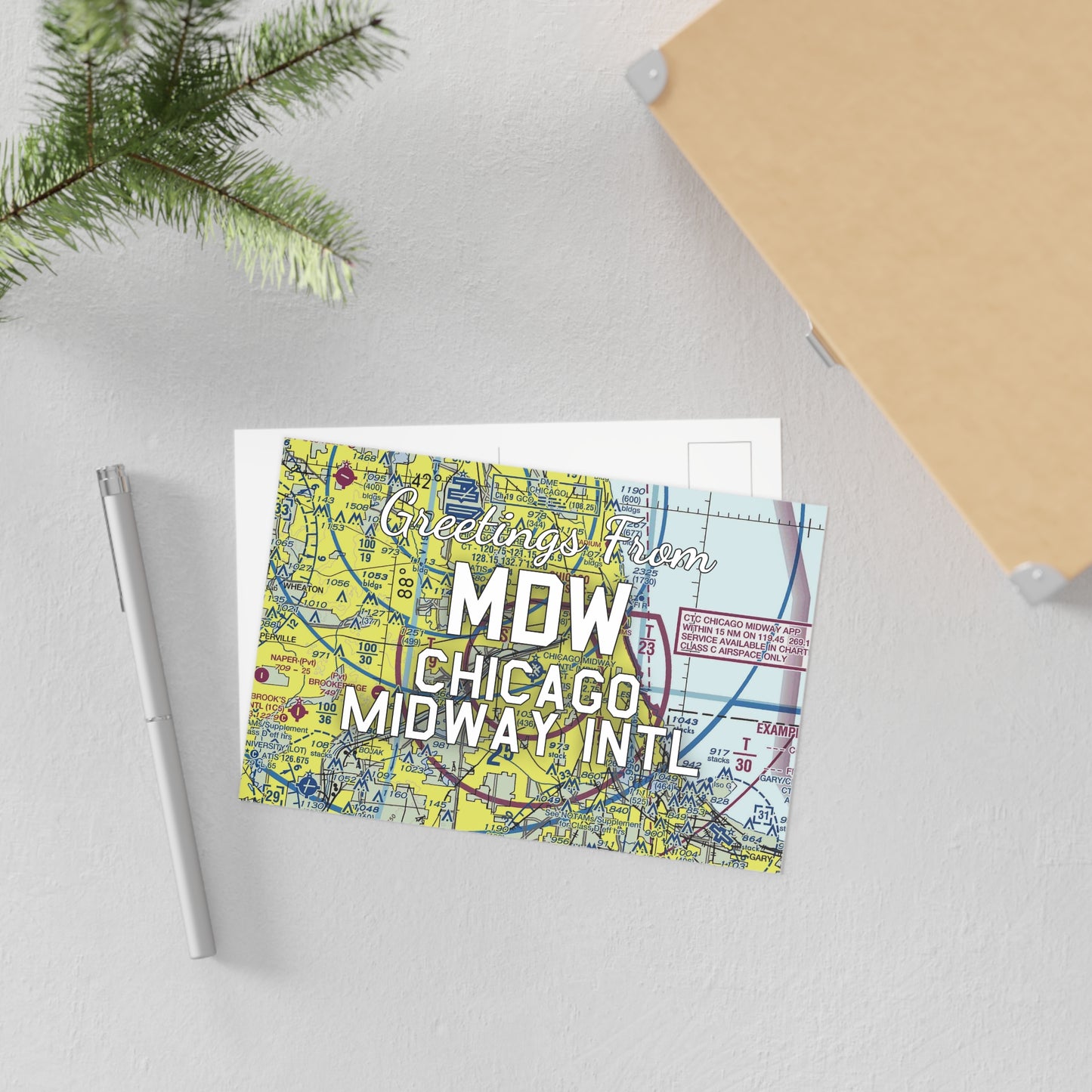 MDW Postcard | Chicago Midway International Airport Card