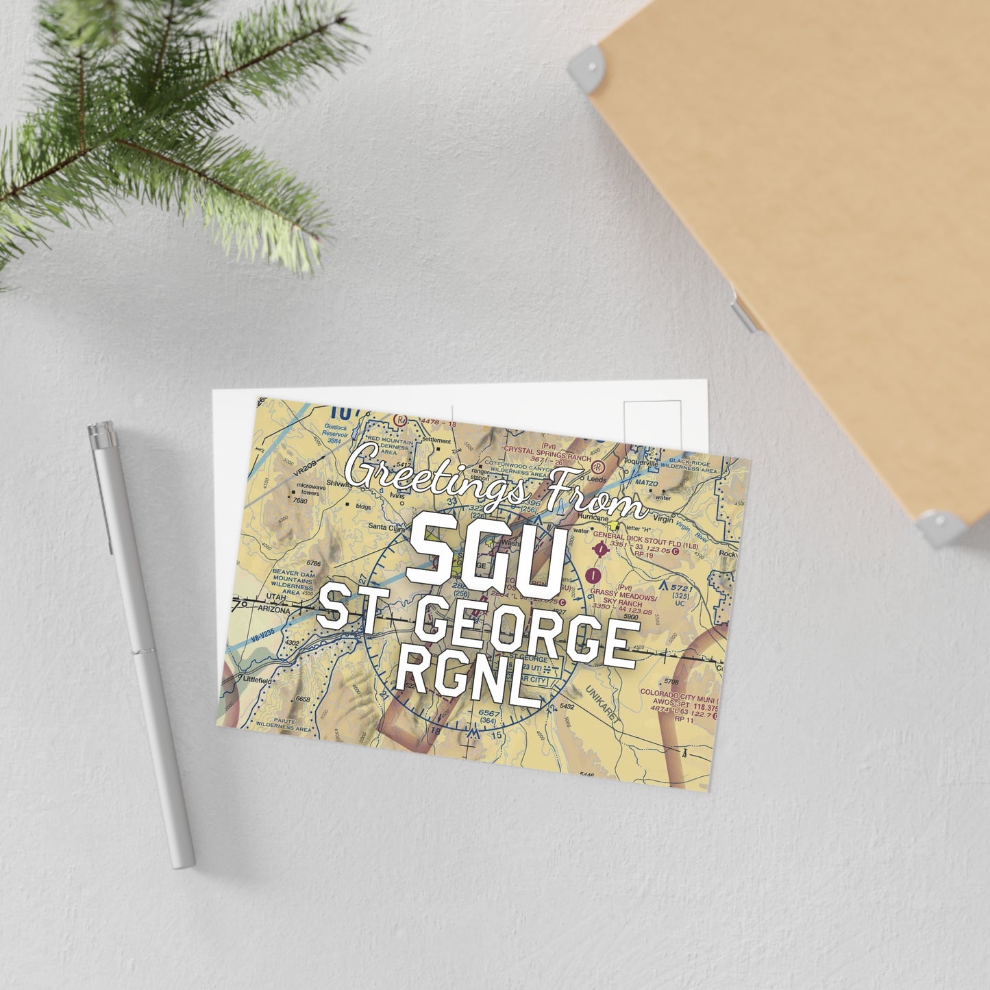 SGU Postcard | St George Regional Airport Card