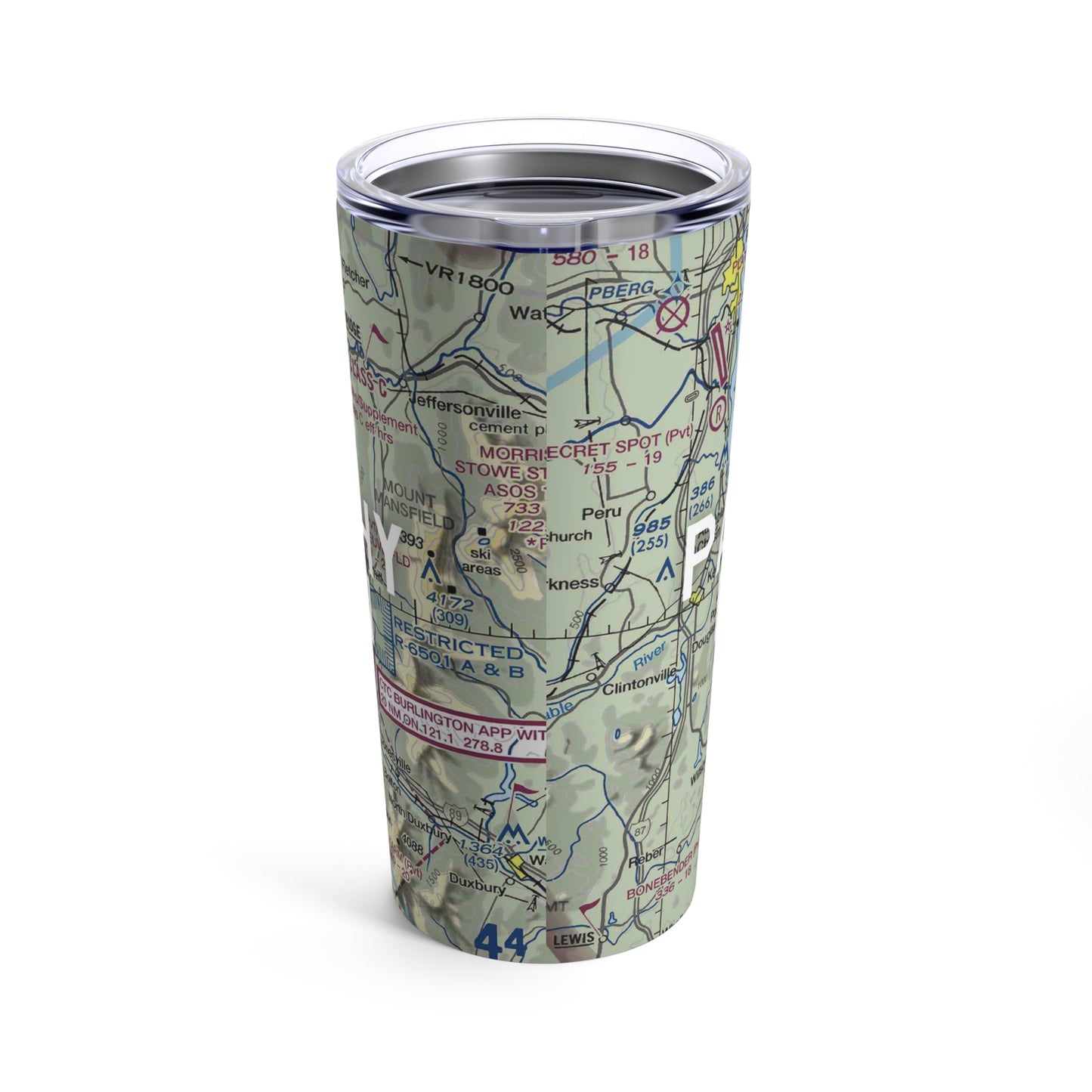 BTV Tumbler | Patrick Leahy Burlington International Airport Tumbler