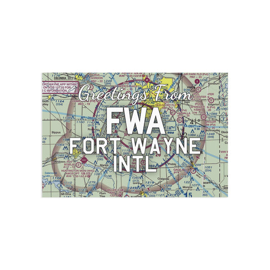 FWA Postcard | Fort Wayne International Airport Card