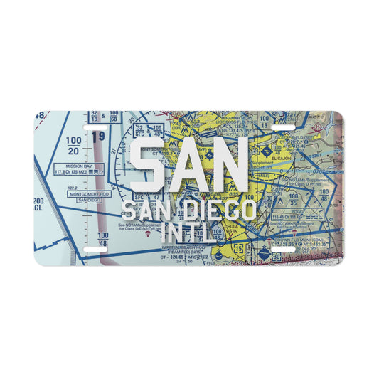 SAN Vanity Plate | San Diego International Airport Vanity Plate