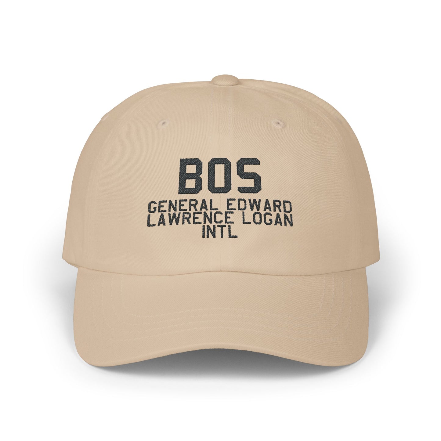 BOS Dad Cap | General Edward Lawrence Logan International Airport Hat