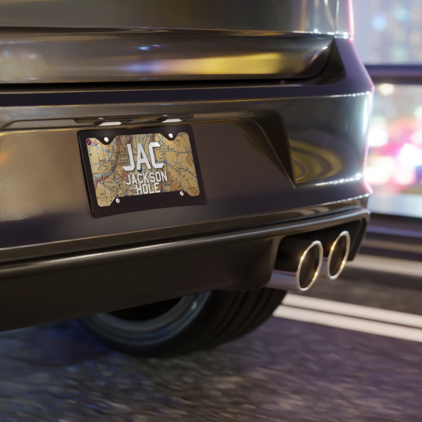 JAC Vanity Plate | Jackson Hole Airport Vanity Plate