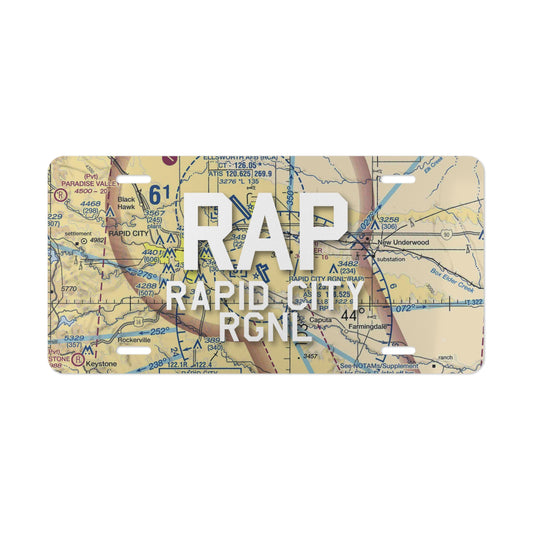 RAP Vanity Plate | Rapid City Regional Airport Vanity Plate