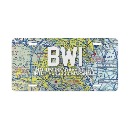BWI Vanity Plate | Baltimore/Washington International Thurgood Marshall Airport Vanity Plate