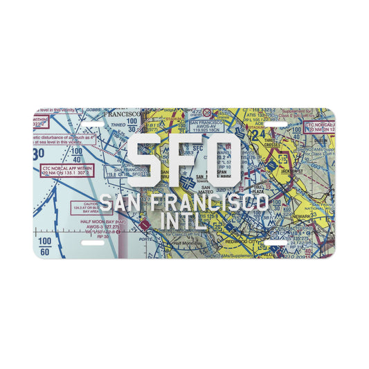 SFO Vanity Plate | San Francisco International Airport Vanity Plate