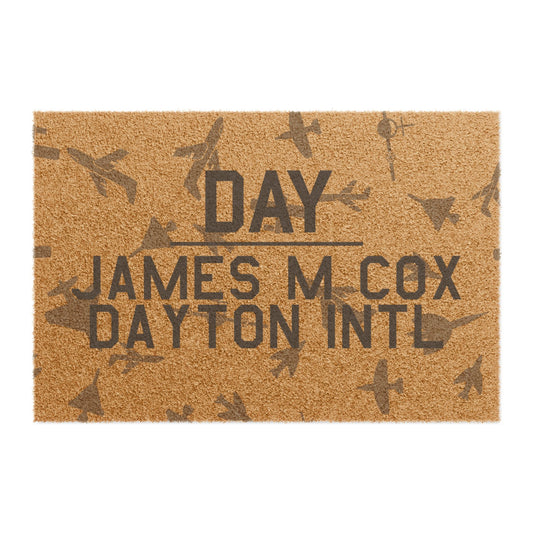 DAY Doormat | James M Cox Dayton International Airport Doormat