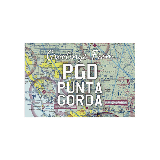 PGD Postcard | Punta Gorda Airport Card