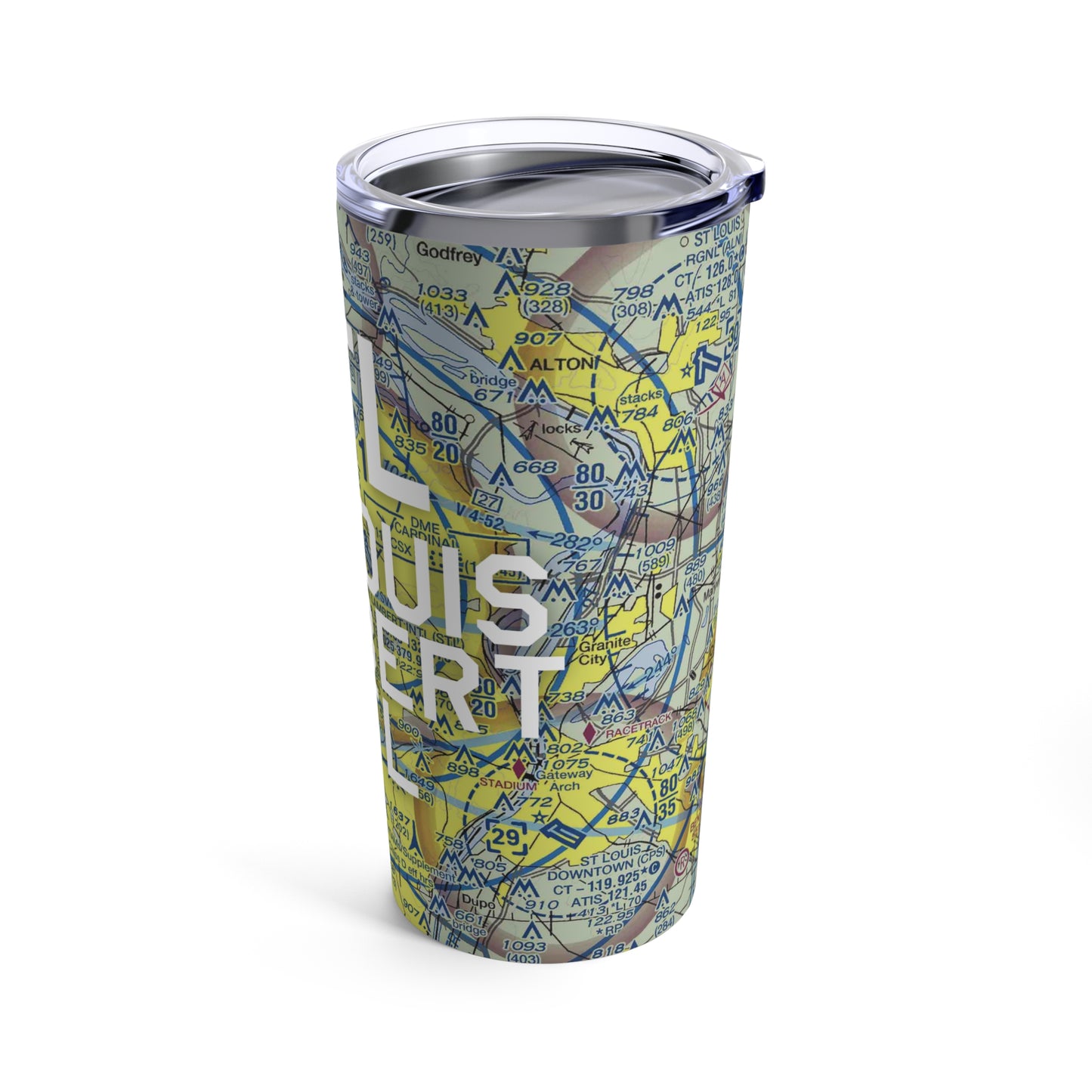 STL Tumbler | St Louis Lambert International Airport Tumbler