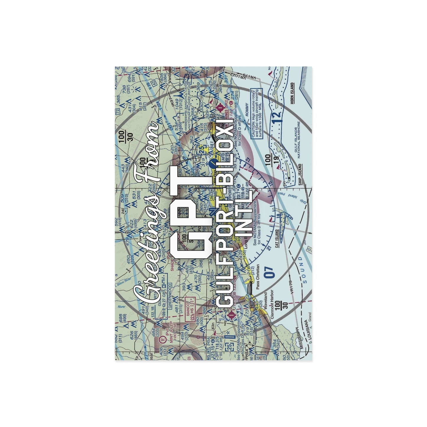 GPT Postcard | Gulfport-Biloxi International Airport Card