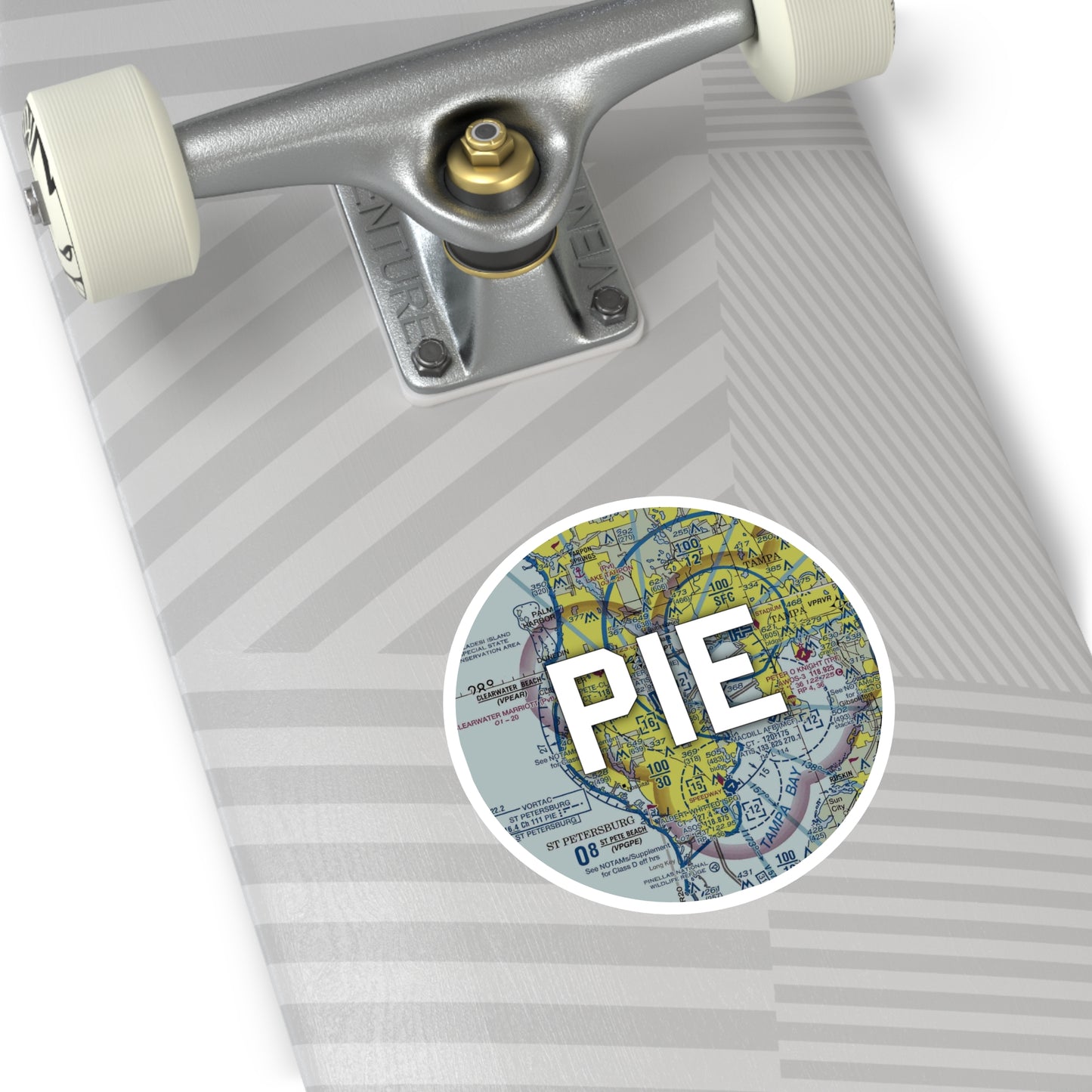 PIE Round Sticker | St Pete-Clearwater International Airport Sticker