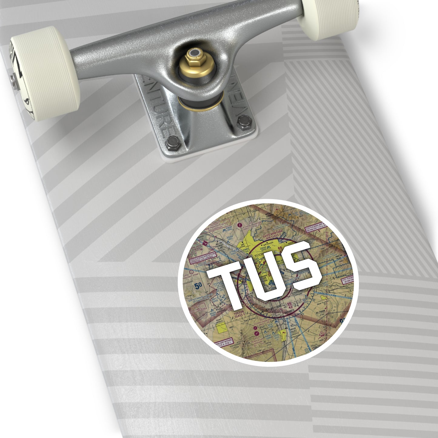 TUS Round Sticker | Tucson International Airport Sticker