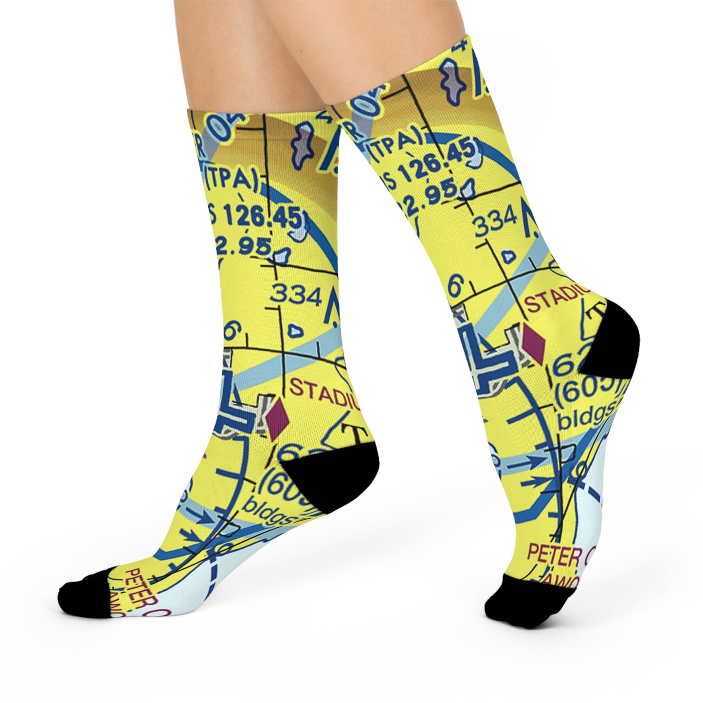 TPA Cushioned Crew Socks | Tampa International Socks