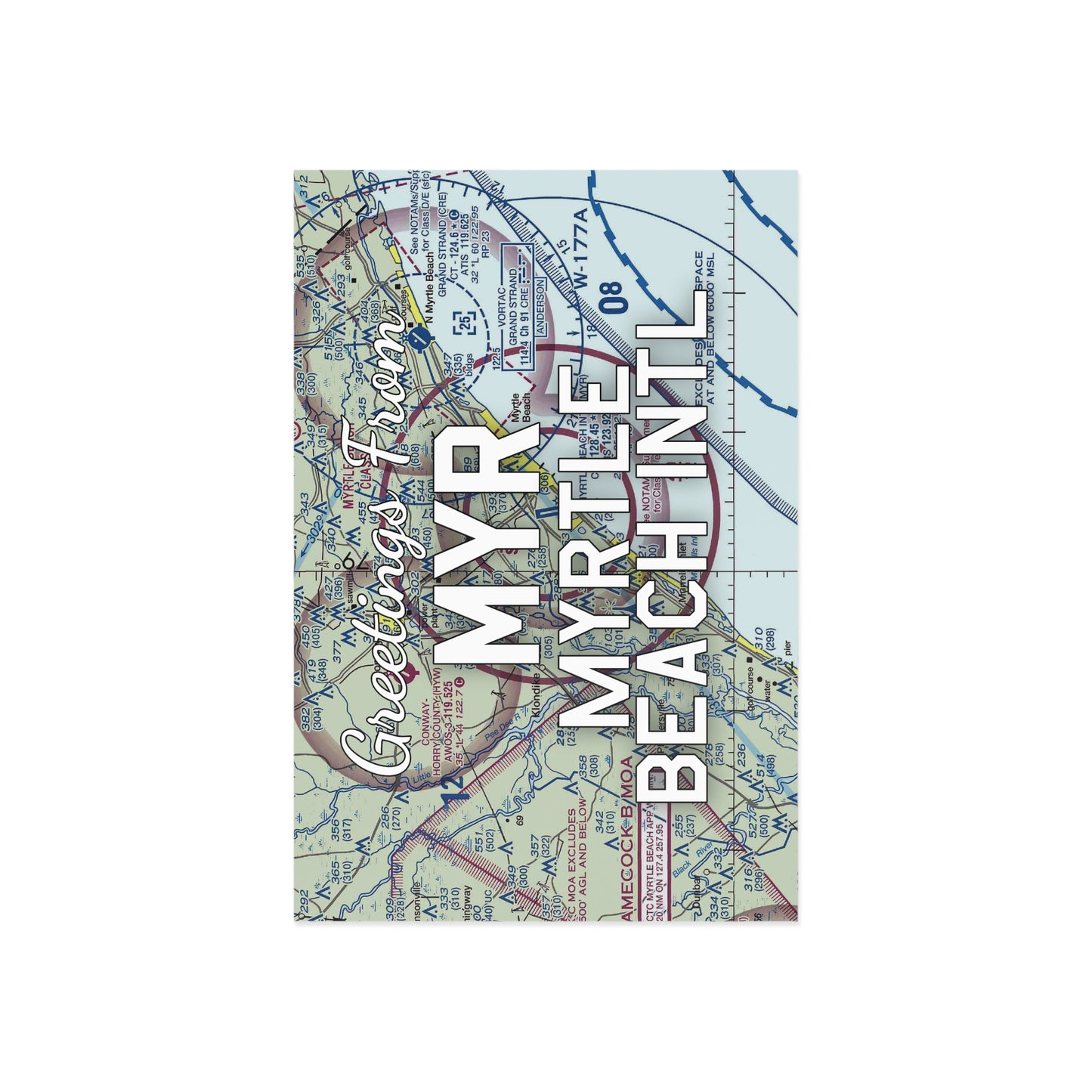 MYR Postcard | Myrtle Beach International Airport Card