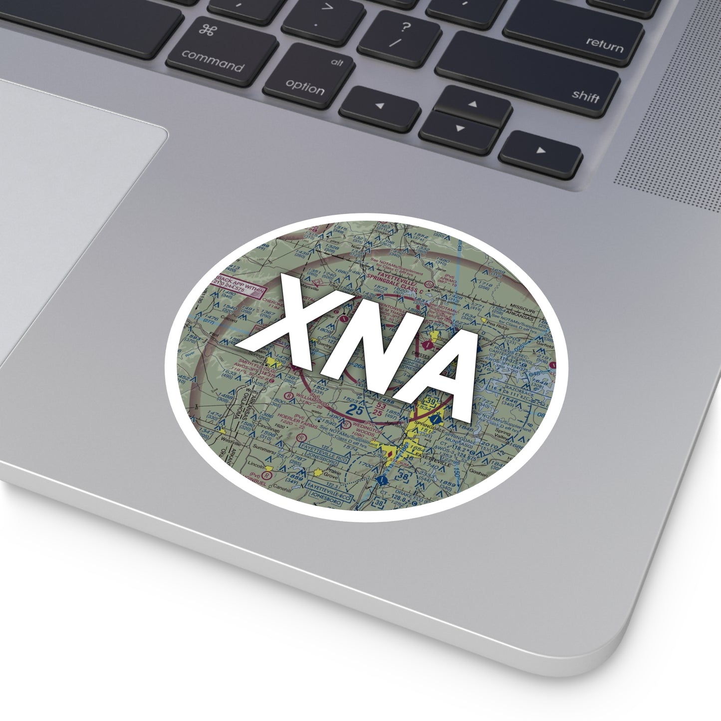 XNA Round Sticker | Northwest Arkansas National Airport Sticker