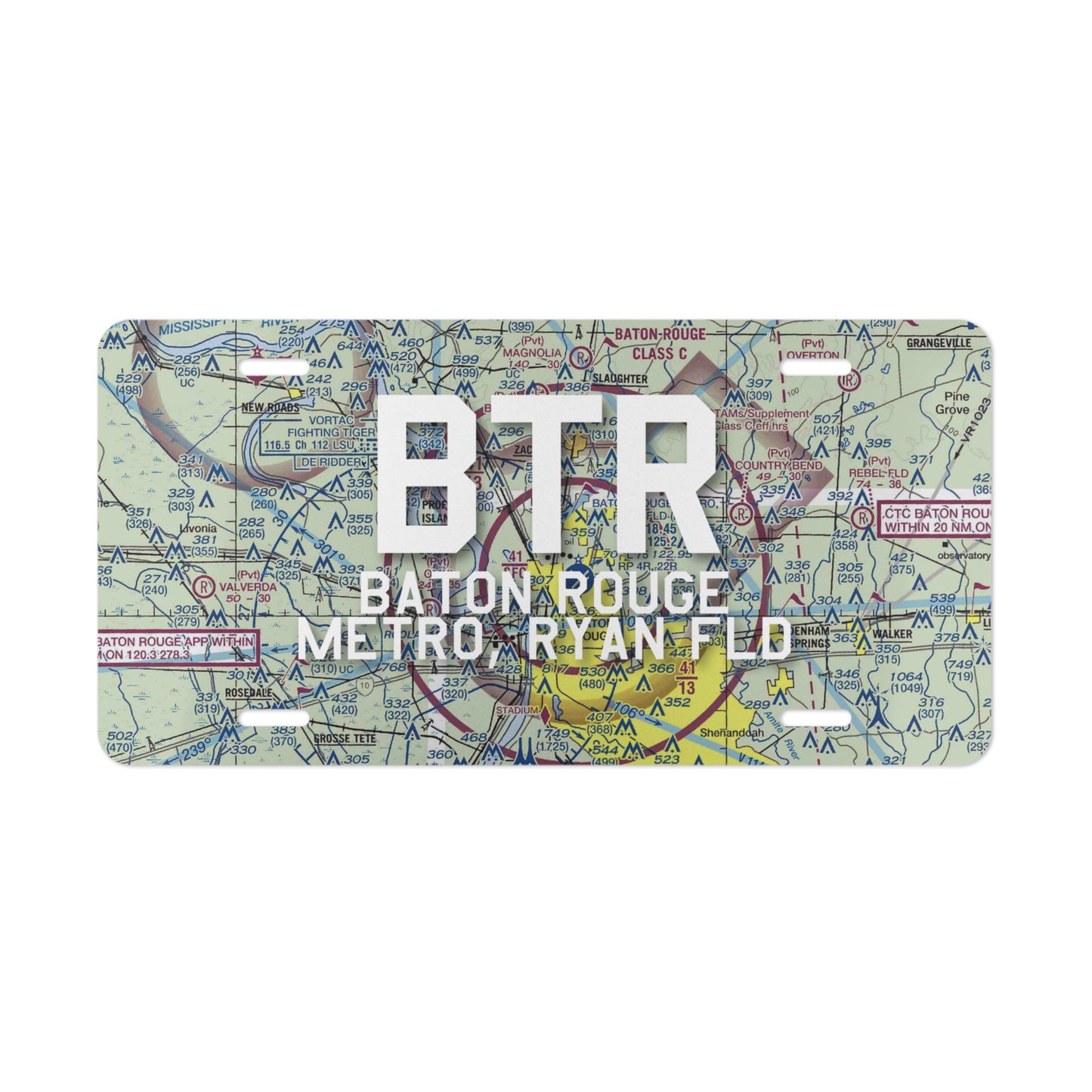 BTR Vanity Plate | Baton Rouge Metro, Ryan Field Airport Vanity Plate