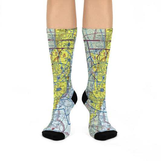 MIA Cushioned Crew Socks | Miami International Socks