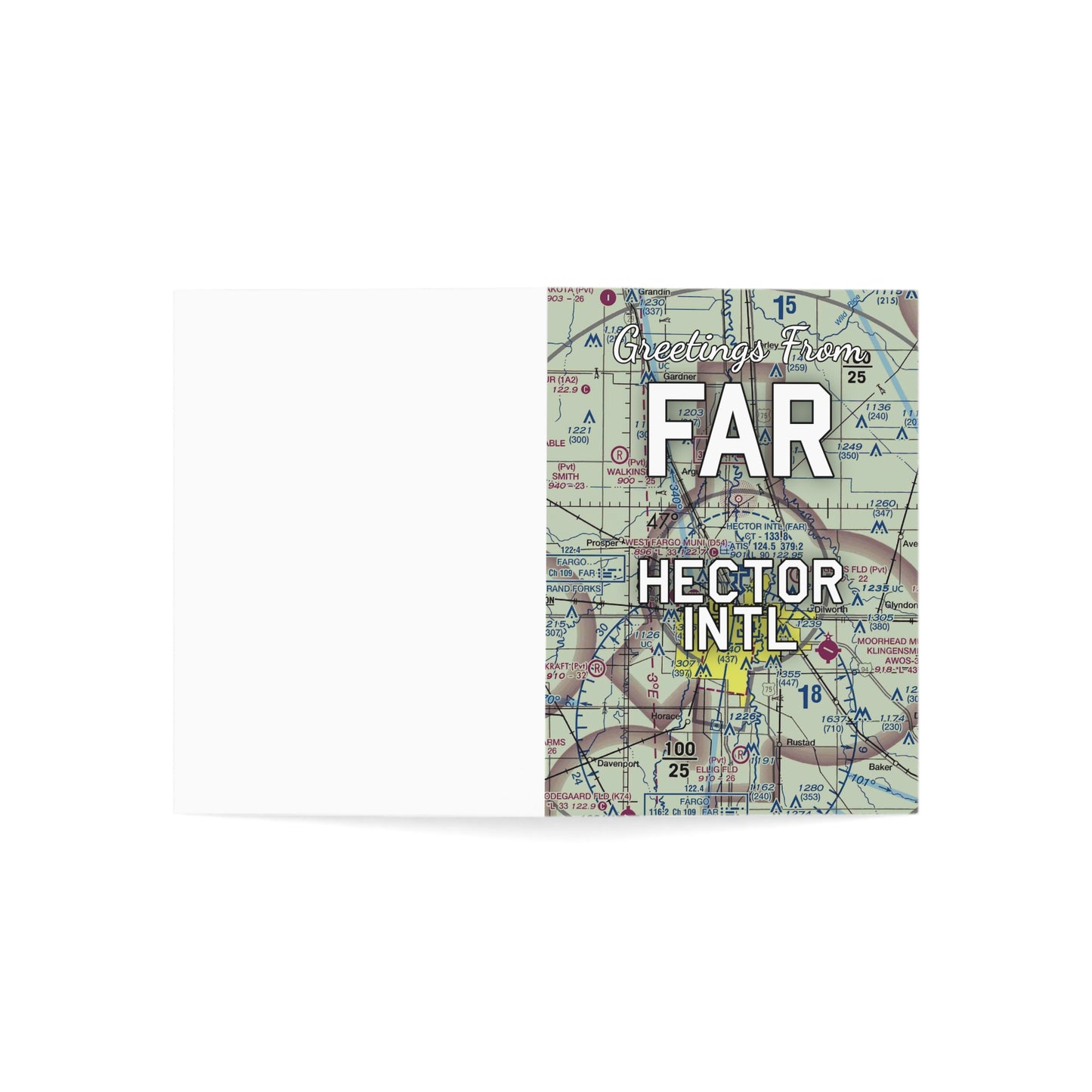 FAR Greeting Cards | Hector International Airport Cards
