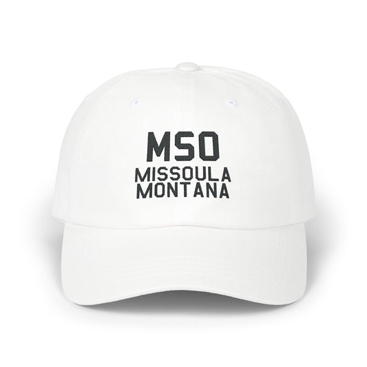 MSO Dad Cap | Missoula Montana Airport Hat